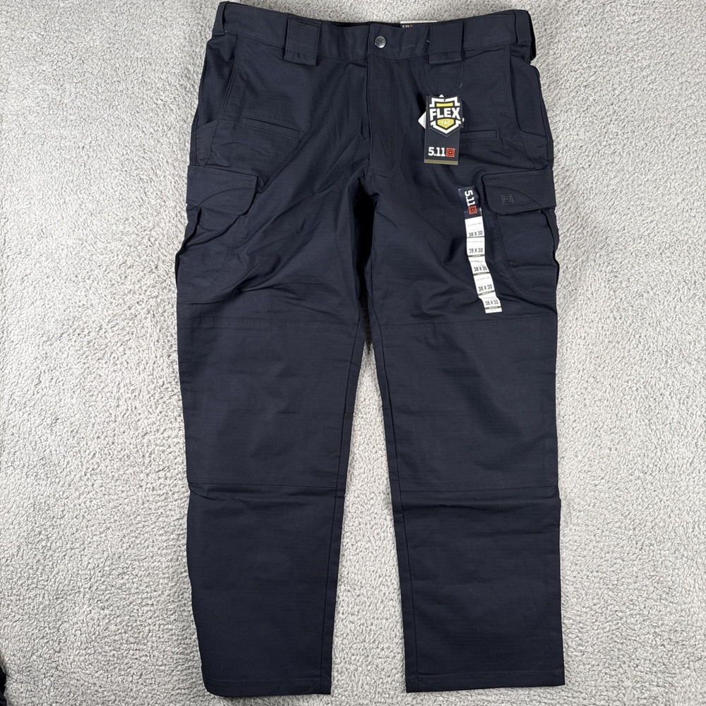 NEW 5.11 Tactical Stryke Pants Mens 38X30 Dark Navy Flex Tac Cargo Utility